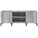 Record Cabinet Grey Sonoma 121x38x48 cm Engineered Wood 831939