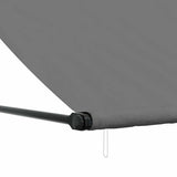 Retractable Awning Anthracite 300x150 cm Fabric and Steel 368754