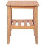 Coffee Table 40x40x50 cm Square Solid Teak 44737