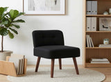 Slipper Chair Black Velvet 42050518