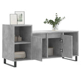 TV Cabinet Concrete Grey 100x35x55 cm Engineered Wood 831328