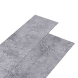 PVC Flooring Planks 5.02 m 2 mm Self-adhesive Cement Grey 146558