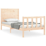 Bed Frame without Mattress 90x200 cm Solid Wood Pine 3193191