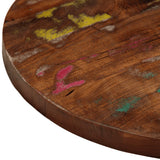 Table Top 50x3.8 cm Round Solid Wood Reclaimed 370022
