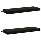 2-Piece Bench Cushions SOEST 2 pcs 100% Polyester Black 949633