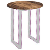 Table Top Old wood 70 x 1.5 cm Engineered Wood 880419