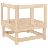 Garden Corner Sofa Solid Wood Pine 825366