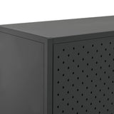 Highboard Anthracite 80x35x135 cm Steel 335879
