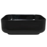 Basin Ceramic Square Black 38x38x13.5 cm 142733