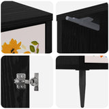 Bedside Cabinet MAINZ 2 pcs Black Oak 36 x 33 x 51 cm 8007260
