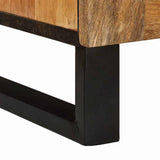 TV Cabinet with Drawer Brown 105 x 33 x 46 cm Solid Mango Wood 4018058