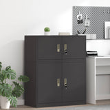 Storage Cabinet Black 90 x 40 x 40 cm Steel 891628