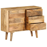Sideboard Solid Mango Wood 90x30x69 cm 246789