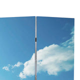 Folding Room Divider 217x170 cm Beach 240480