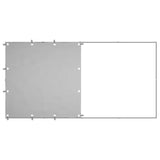 Dog Kennel Silver 2.42 m Steel 3082202