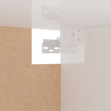 Wardrobe High Gloss White 100x32.5x35 cm Engineered Wood 808239