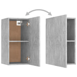 TV Cabinets 7 pcs Concrete Grey 30.5x30x60 cm Engineered Wood 3079163