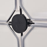 Interlocking Shoe Organiser with 12 Compartments White 244921