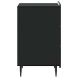 Bedside Cabinet Black 43x 41 x 68 cm Engineered Wood 894326