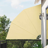 Balcony Privacy Screen 210 x 210 cm Polyester Sand 42000938