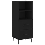 Sideboard Black 34.5x34x90 cm Engineered Wood 828685