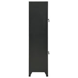 Locker Cabinet Anthracite 38x45x180 cm Steel 339779