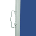 Patio Retractable Side Awning 100x300 cm Blue 48372