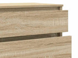 Drawer Cabinet Sonoma Oak 60x36x103 cm Engineered Wood 823019