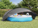 Pool Dome Folding Manual Black 430 x 430 x 210 cm 42001115