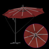 Umbrella Terracotta 294 x 294 x 248 cm Polyester and Aluminium 42003390