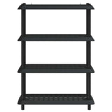 Shelving Unit 4-Tier 100 x 40 x 136.5 cm PP Anthracite 8011748
