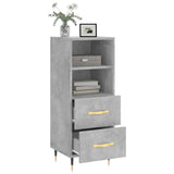 ZNTS Sideboard Concrete Grey 34.5x34x90 cm Engineered Wood 828648