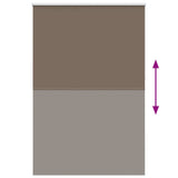 Roller Blind Blackout Coffee 155x230 cm Fabric Width 151.6 cm Polyester 4011087