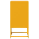 Bedside Cabinets 2 pcs Mustard Yellow 36x39x78 cm Steel 846573