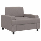 Armchair Taupe Fabric 42043460