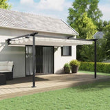Gazebo 400 x 300 x 200 cm Cream Polyester 4003974