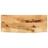 Table Top 80x30x3.8 cm Live Edge Solid Wood Rough Mango 370382