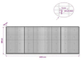 Gabion with 3.5 mm Wire and 5x2.5 cm Mesh 400x30x200 cm 3461810