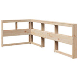Bookcase Bed without Mattress 90x200cm Solid Wood Pine 3324469