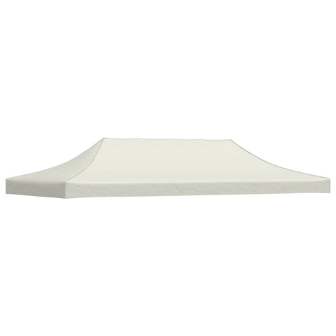 Party Tent Roof 3x6 m Cream 44986