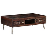 Coffee Table Solid Reclaimed Wood 100x60x35 cm 245918