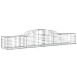 Arched Gabion Baskets 17 pcs 300x50x40/60 cm Galvanised Iron 3146660