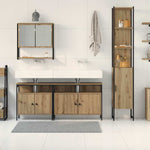 Bathroom Furniture Set 4 pcs Artisan oak 33 x 33 x 185.5 cm 3334405