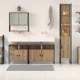 Bathroom Furniture Set 4 pcs Artisan oak 33 x 33 x 185.5 cm 3334405