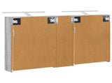 Bathroom Cabinet Set 3 pcs 120 x 14.5 x 70 cm Engineered wood 3403757