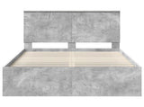 Bed Frame with Headboard Concerte 120 x 200 cm Solid Pine Wood 3411031