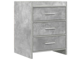 Bedside Tables Concrete Grey 40 x 36 x 70 cm Engineered Wood 8011030