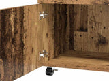 Bar Cart Oak Wood 50 x 41 x 89 cm Engineered Wood 8015680