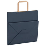 Paper Bags 250 pcs with Handles Blue 26x17x25 cm 4101927