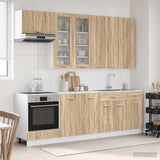 Kitchen Unit LYON 8 pcs Sonoma Oak Engineered Wood 3438213